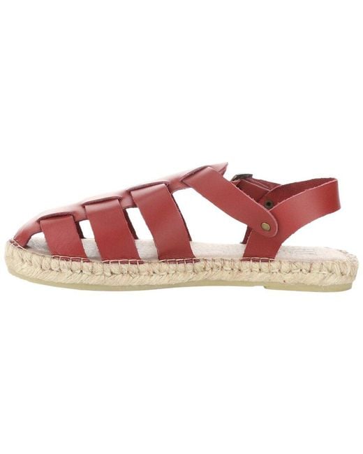 Fly London Pink Sowa Leather Sandal