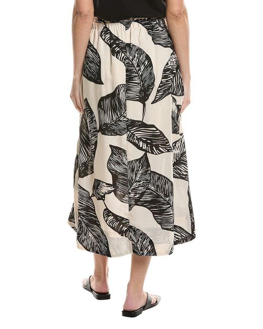 Ellen Tracy Green Pull On Midi Skirt