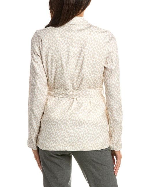 Tahari Natural Notch Collar Jacket