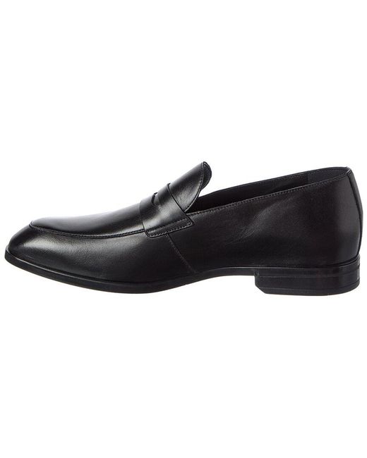 Bally Black Odaly Leather Loafer for men