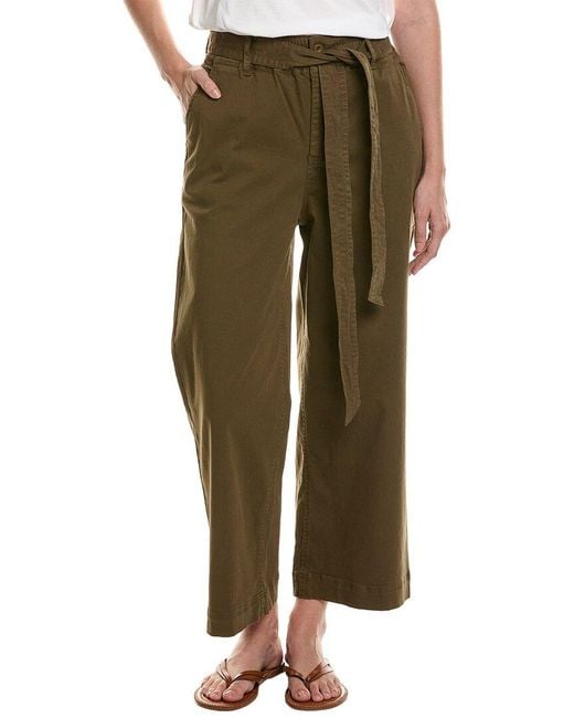 Michael Stars Green Kenya High-Rise Wide Leg Pant