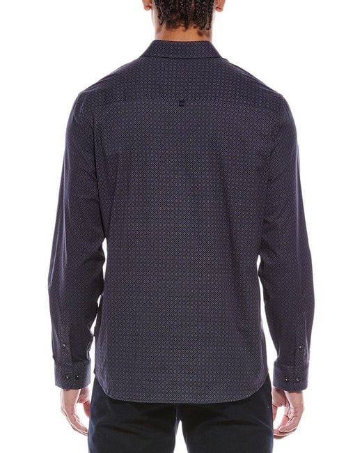 Stone Rose Blue Comfort Stretch Shirt for men