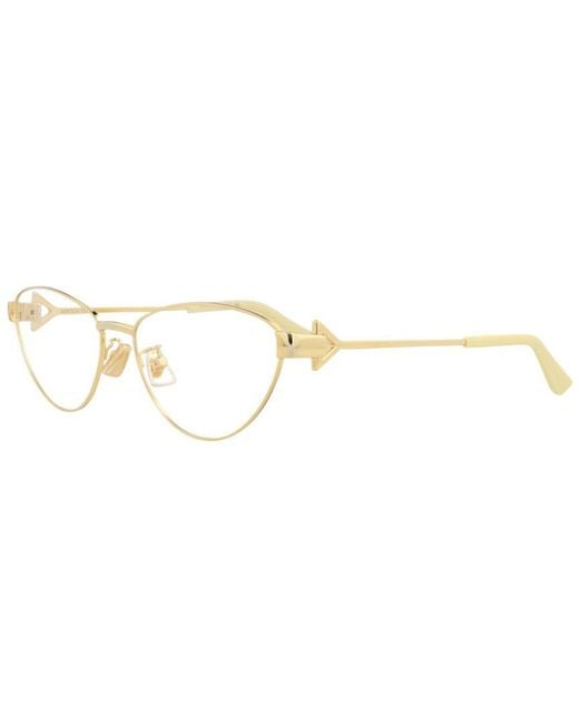 Bottega Veneta Metallic 56Mm Optical Frames