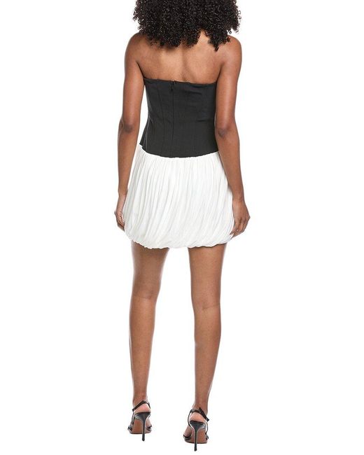 Jonathan Simkhai Black Josie Bustier Mini Dress