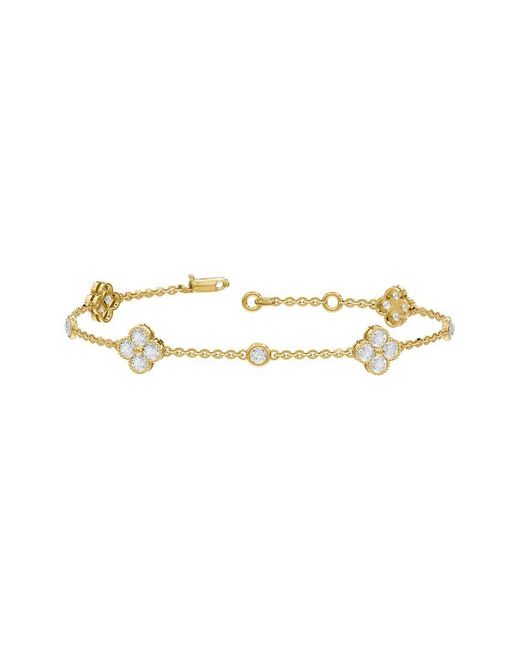 Lab Grown Diamonds Metallic 18K Over 1.97 Ct. Tw. Lab-Grown Diamond Bracelet