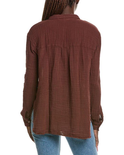 Michael Stars Brown Leo Shirt