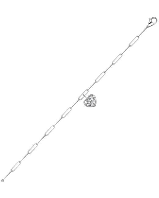 Lab Grown Diamonds White 14K 3.00 Ct. Tw. Lab-Grown Diamond Bracelet