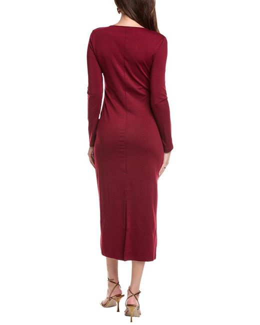 IPPONELLI Red Midi Dress