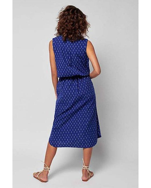 Faherty Brand Blue Saylor Dress