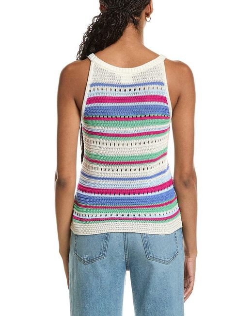 Ichi Blue Ihflorise Top