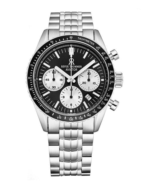 Revue Thommen Gray Aviator Watch for men