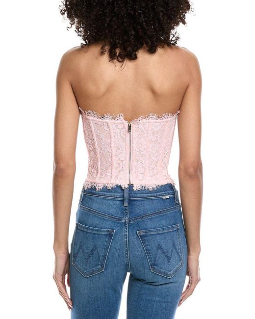 Generation Love Blue Enya Lace Bustier