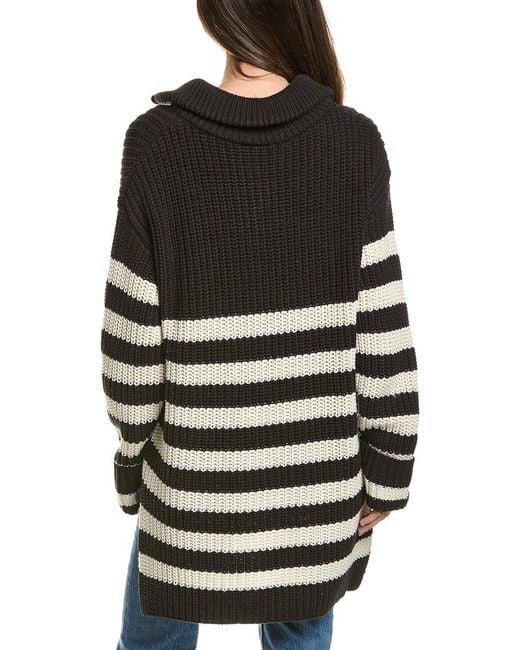 Ichi Black Barisa Oversized Top