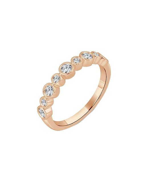 Sabrina Designs White 14k Rose Gold 0.28 Ct. Tw. Diamond Ring
