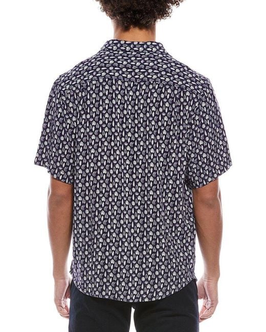 Tommy Bahama Blue Veracruz Cay Poco Fronds Shirt for men