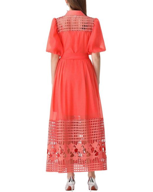MIRA RICHI Red Midi Dress