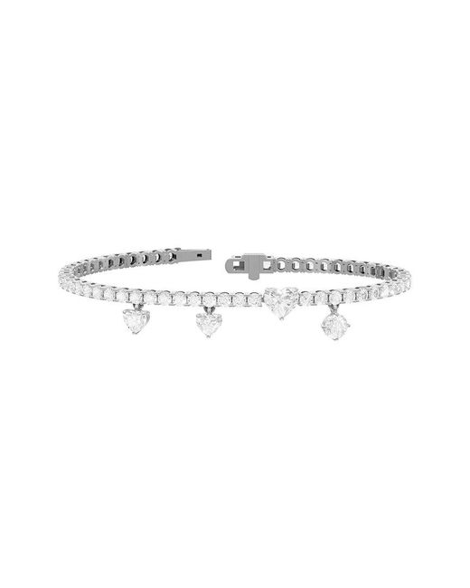 Lab Grown Diamonds White 08 Ct. Tw. Lab-Grown Diamond Bracelet