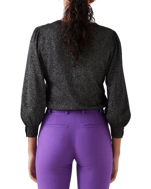 L.K.Bennett Black Diana Top