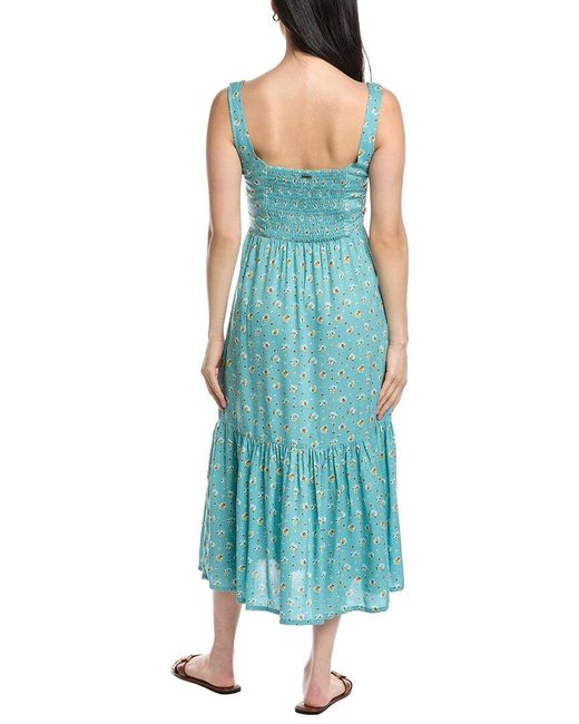 Hurley Green Dreamland Midi Dress