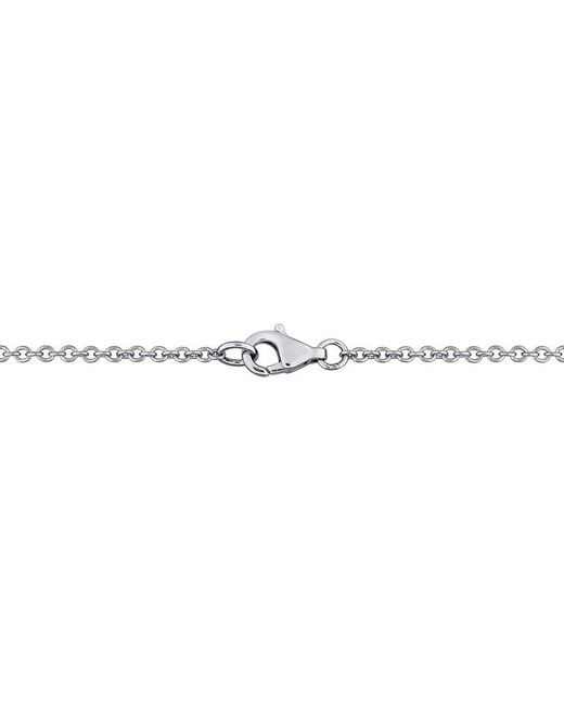 Rina Limor Blue 14K 10.59 Ct. Tw. Lab-Grown Diamond & Lab-Grown Sapphire Cluster Necklace