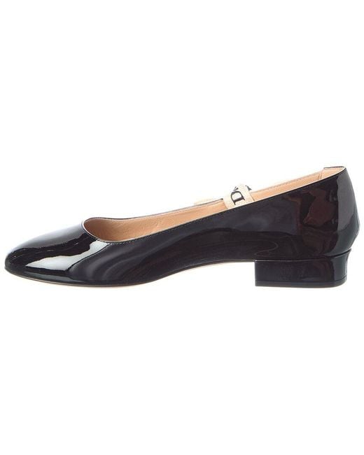 Dior Blue J A Patent Ballet Flat