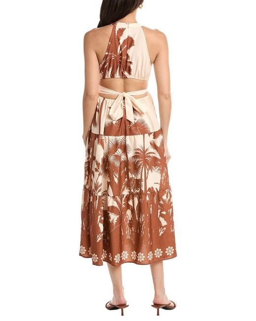 JLuxe White Sleeveless Midi Dress