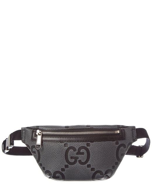 Gucci Gray Gg Small Leather & Suede Belt Bag for men