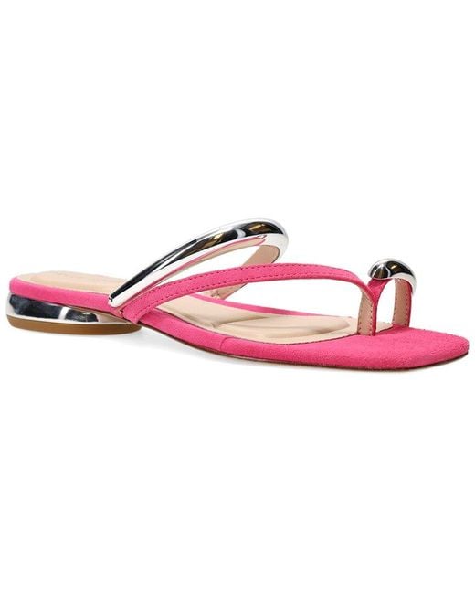 Pelle Moda Pink Ondra Suede Sandal