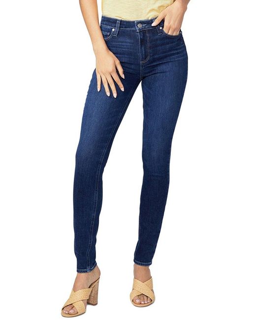 PAIGE Blue Hoxton Abella High-rise Ultra Skinny Jean