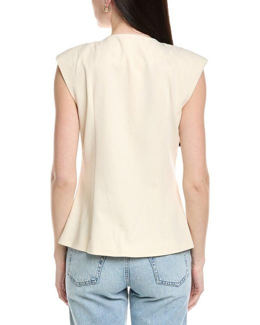 Seraphin White Woven Jacket