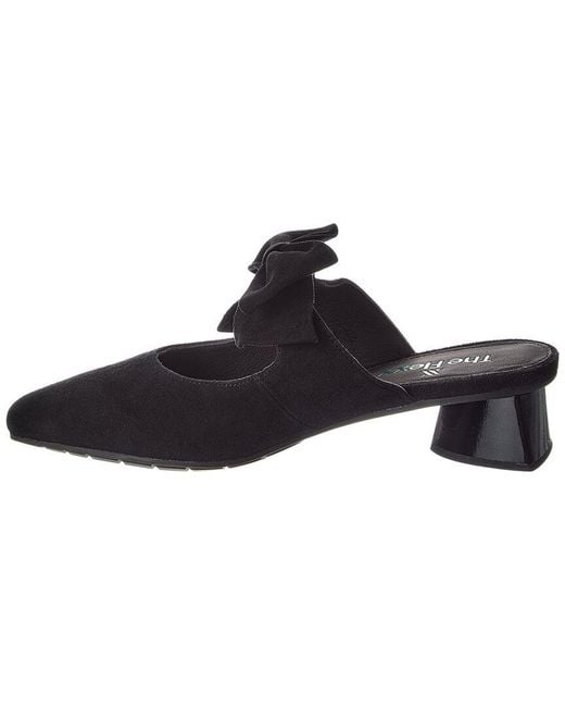The Flexx Black Stacey Suede Flat
