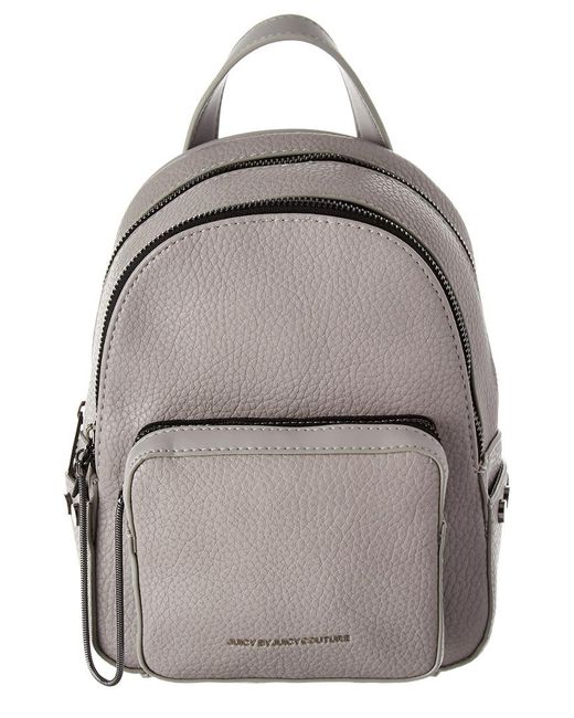 Juicy Couture Gray Aspen Zippy Backpack