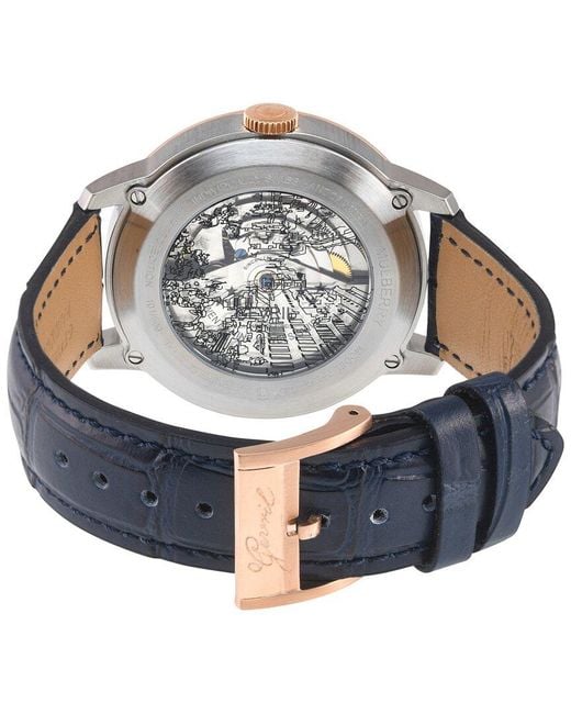 Gevril Blue Mulberry Watch for men