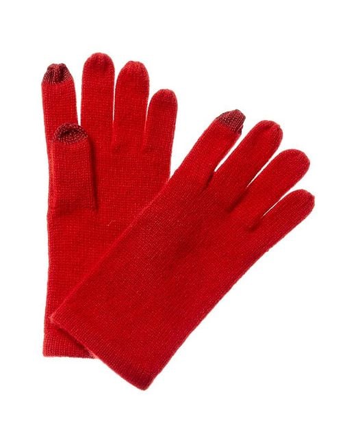 Phenix Red Cashmere Tech Gloves