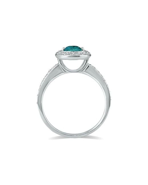 Gem Spark Blue 14K 0.69 Ct. Tw. Diamond Ring