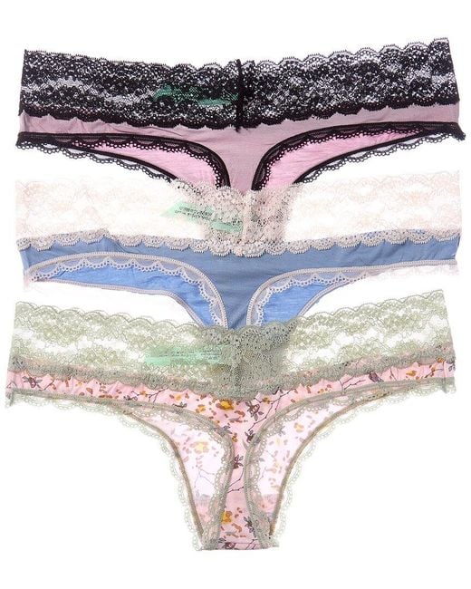 Native Intimates 3 String Honeydew Intimates Set Of 3 Ahna Thong | Lyst UK