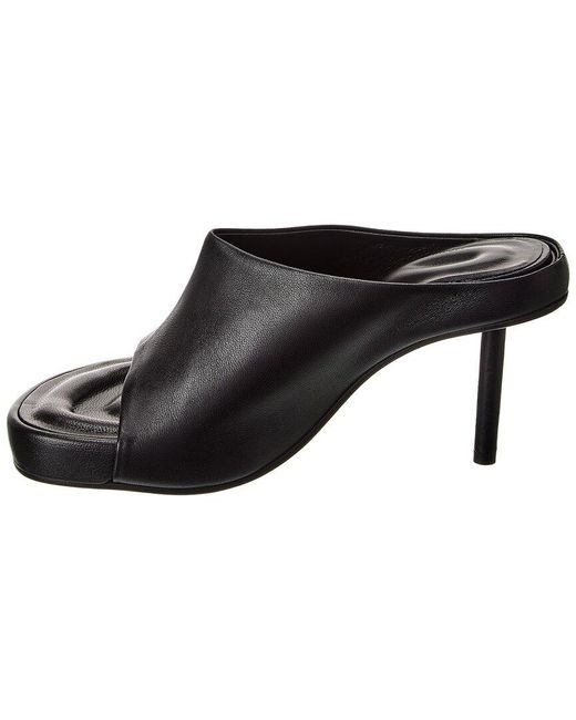 Jacquemus Black Les Mules Nuvola Leather Sandal