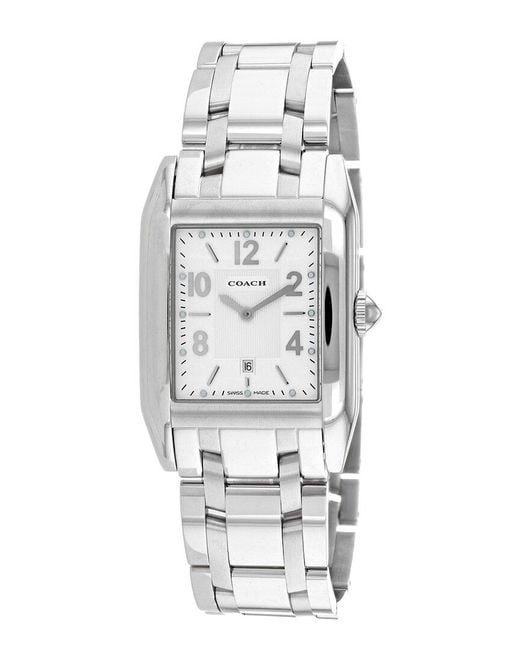 COACH Gray Commerce Root Watch for men