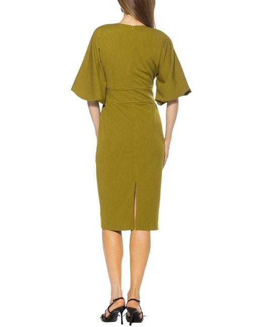 Alexia Admor Green Auden Sheath Dress