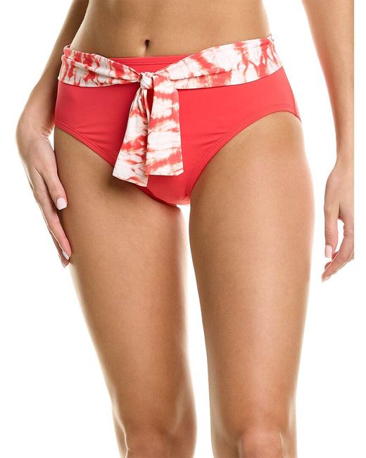 Coco Reef Red Lure High Waist Bottom