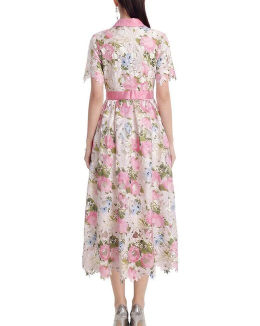 DZA Pink Midi Dress