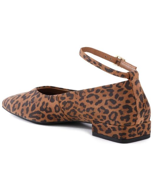 Seychelles Brown Pumpkin Leather Flat