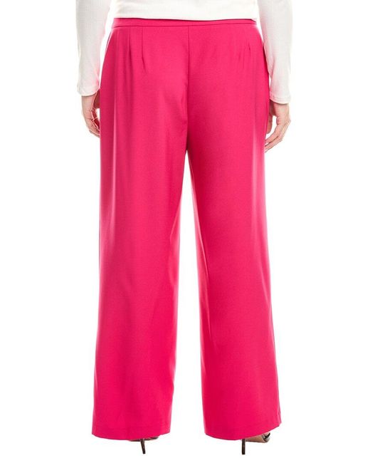 Tahari Pink Plus Pant