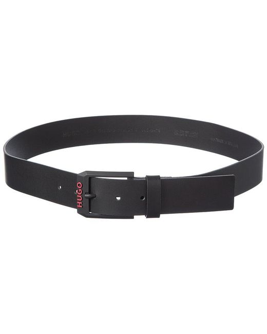 Boss Black Gelio Leather Belt for men