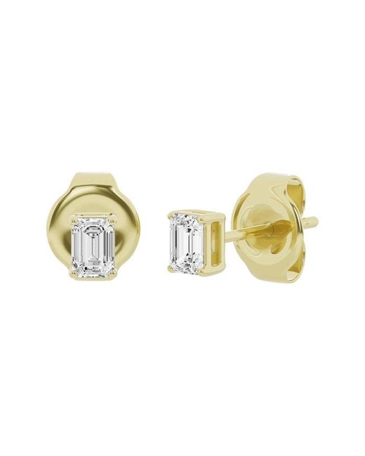 Lab Grown Diamonds Metallic 14k 0.50 Ct. Tw. Lab Grown Diamond Studs