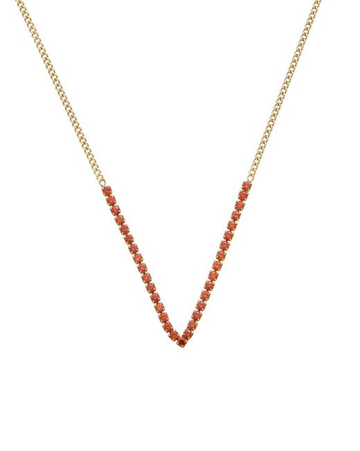 Meshmerise Metallic 18K Over 2.00 Ct. Tw. Citrine Necklace