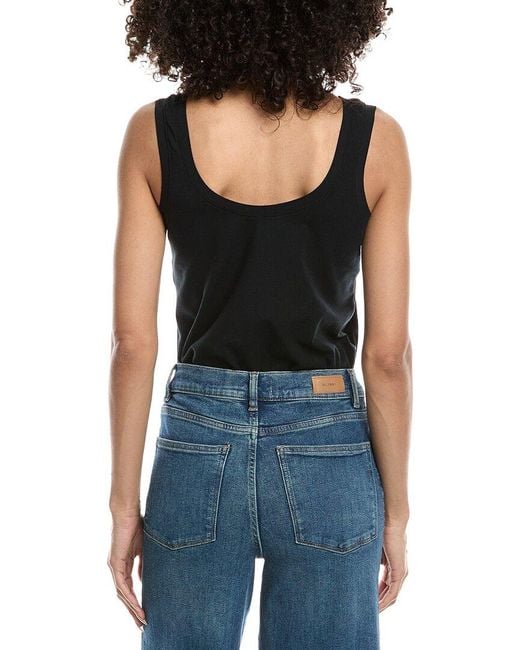Commando Black Commando Essential Cotton Tank Bodysuit