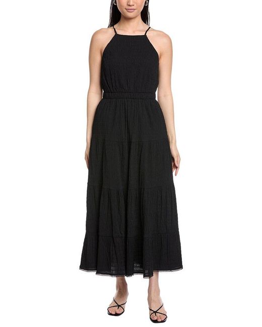 LOST AND WANDER Black Bella Luna Maxi Dress
