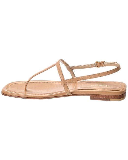 Michael Kors Pink Ali Leather Sandal