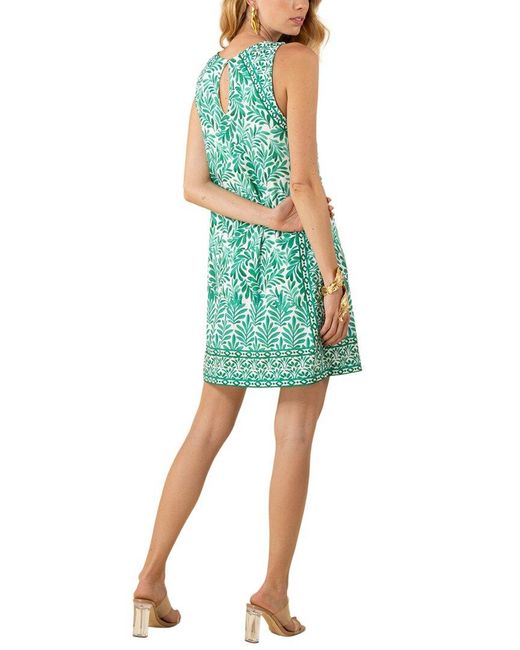 Hale Bob Green Rosa Mini Dress